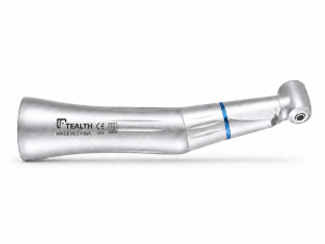 Winkelstück blau 1:1 mit Licht und Spray – TEALTH, CE 1639, autoklavierbar bis 135 °C