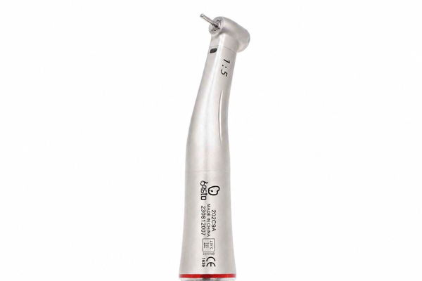Besto Winkelstück rot 1:5 mit Licht und 4-fach Spray